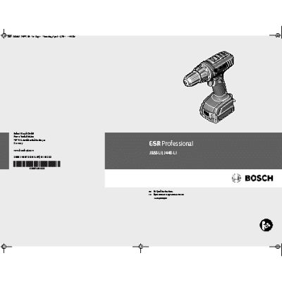 BOSCH GSR 1080-LI
