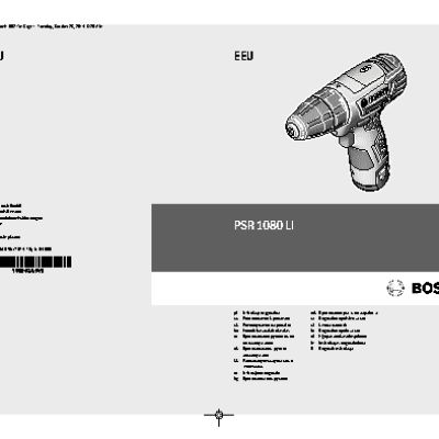 BOSCH PSR 1080 LI (06039A2021)