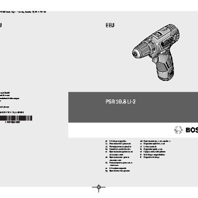 BOSCH PSR 10, 8 LI-2 (0.603.972.909)