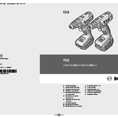 BOSCH PSR 1440 LI-2 1.5Ah x2