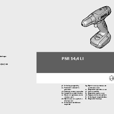 BOSCH PSR 14, 4 LI (0603954322)