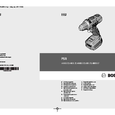 BOSCH PSR 14, 4 LI-2 Nano 060397340 P