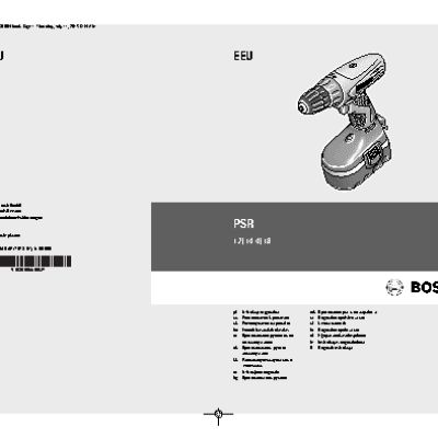 BOSCH PSR 14, 4 1.2Ah x2