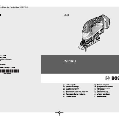BOSCH PST 18 LI (0603011023)