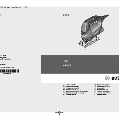 BOSCH PST 650 new