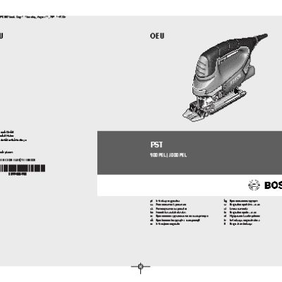 BOSCH PST 900 PEL 06033 A 0220