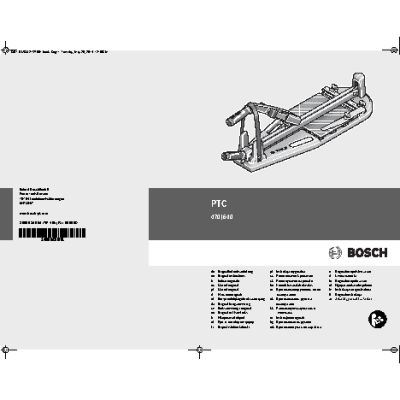 BOSCH PTC 640
