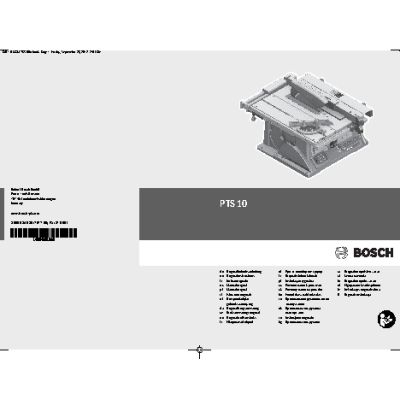 BOSCH PTS 10
