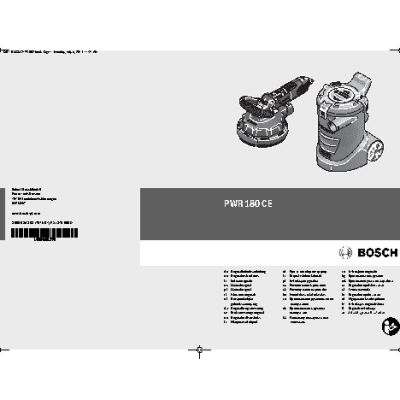 BOSCH PWR 180 CE