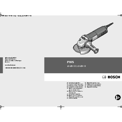 BOSCH PWS 10-125 CE