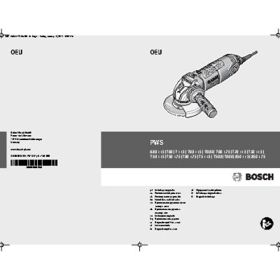 BOSCH PWS 750-115