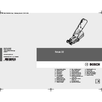 BOSCH ROTAK 32 (0600885 B 00)