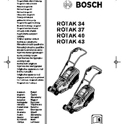 BOSCH Rotak 34