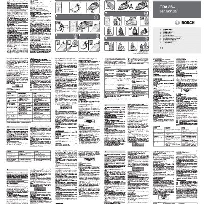 BOSCH TDA 3620 sensixx B2