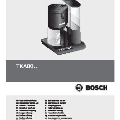 BOSCH TKA 8011 Styline
