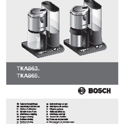 BOSCH TKA 8633 Styline