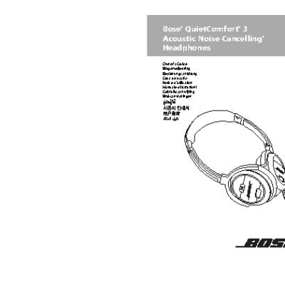 BOSE QuietComfort 3