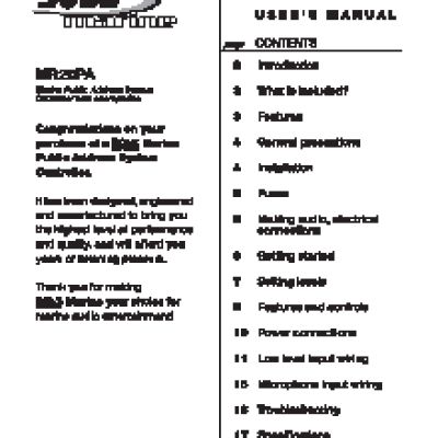 BOSS Audio MARINE MR20PA