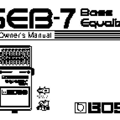BOSS GEB-7 Bass Equalizer