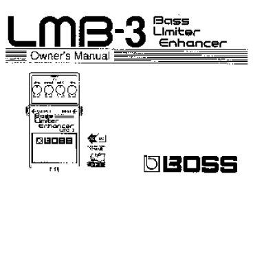 BOSS LMB-3 Bass Limiter Enhancer
