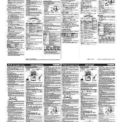 BOSS TU-3 Chromatic Tuner