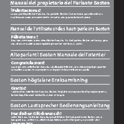 BOSTON Acoustics RS326