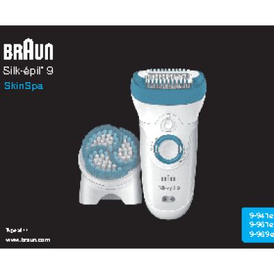 BRAUN 9-961e Wet & Dry Silk-epil 9 SkinSpa