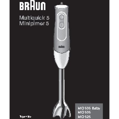BRAUN MQ 535 Sauce