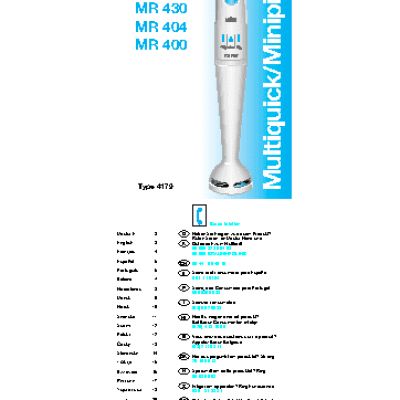 BRAUN MR 404