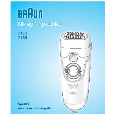 BRAUN SE-7180 S Silk-epil Xpressive