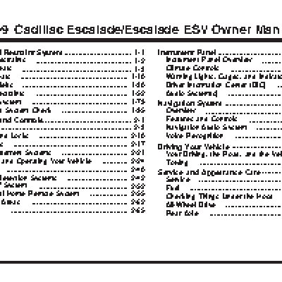 CADILLAC ESCALADE (2009)
