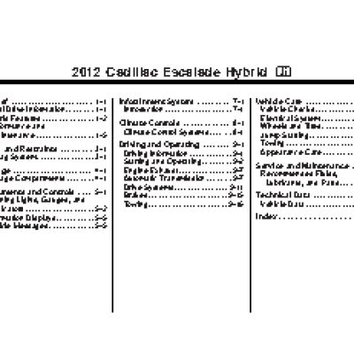 CADILLAC ESCALADE HYBRID (2012)
