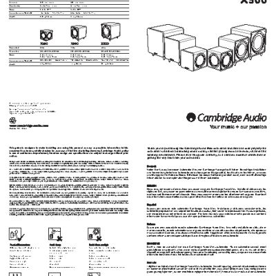 CAMBRIDGE AUDIO Minx X200