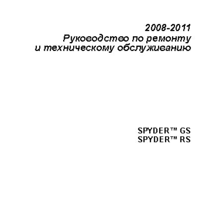 CAN-AM Spyder GS (2008 - 2011)