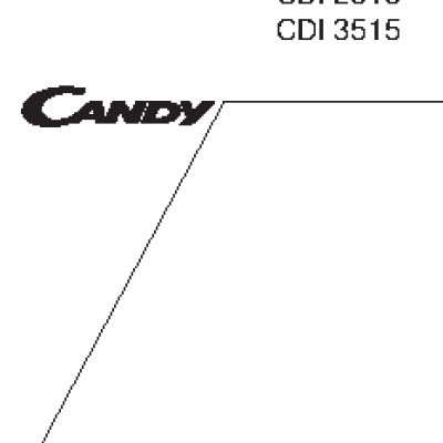 CANDY CDI 2515 / CDI 3515