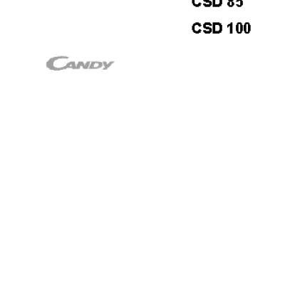 CANDY CSD 100