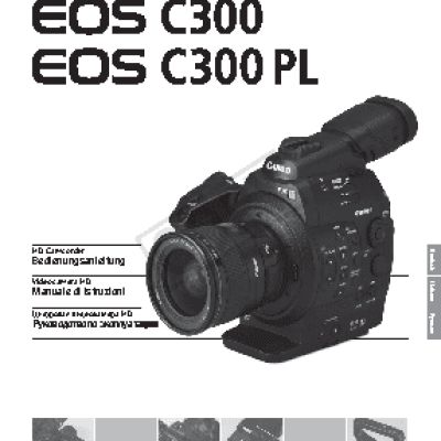 CANON EOS C300 PL