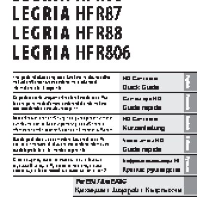 CANON LEGRIA HF R806