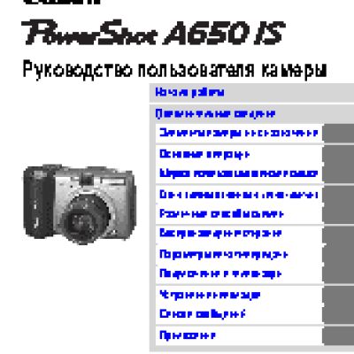 CANON PowerShot A650 IS