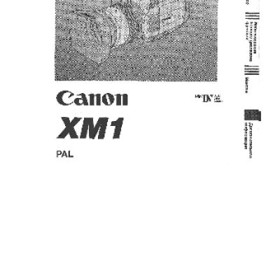 CANON XM1
