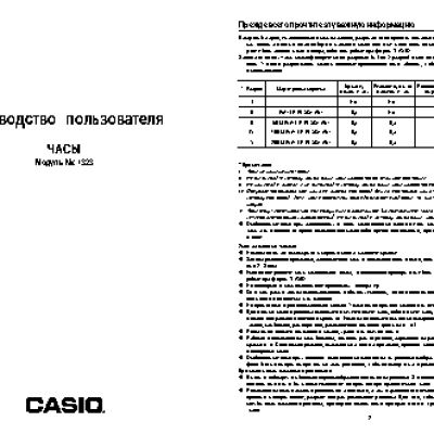 CASIO по модулю 1323