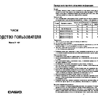 CASIO по модулю 1461