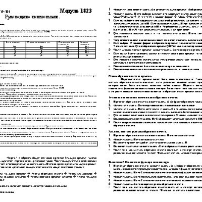 CASIO по модулю 1823