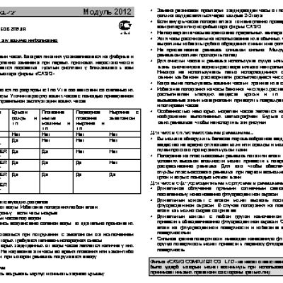 CASIO по модулю 2012
