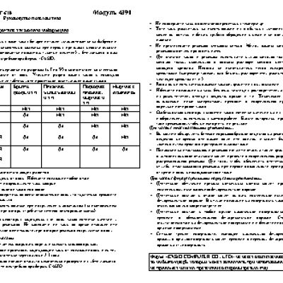 CASIO по модулю 4391