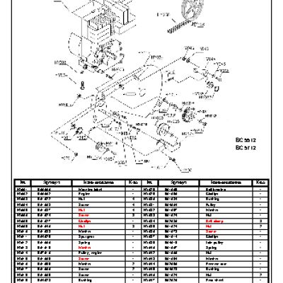 CHAMPION BC5512 - деталировка