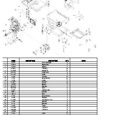 CHAMPION DG2200E - деталировка