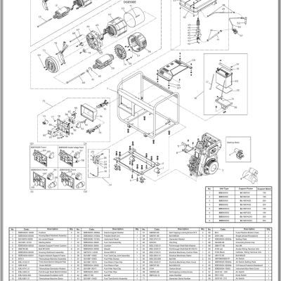 CHAMPION DG6500E-3 - деталировка
