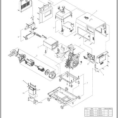 CHAMPION DG6500ES - деталировка