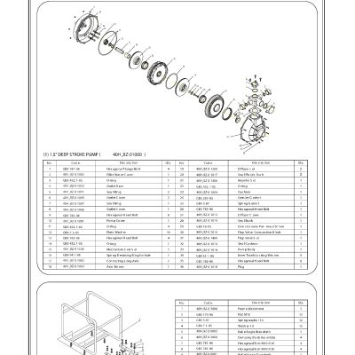 CHAMPION DHP40E - деталировка